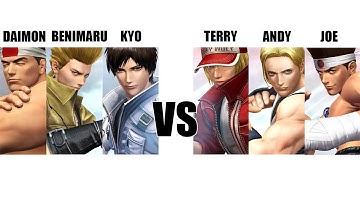 Kyo vs Terry Team Battle - KOF XIV