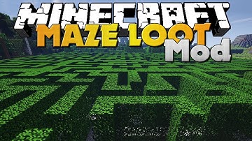 Minecraft - MAZE MOD - GENERATED MAZES WITH LOOT