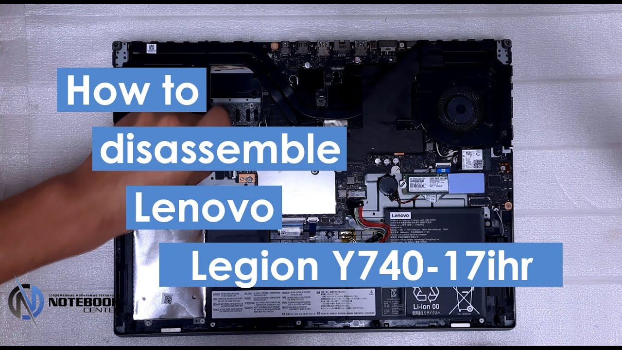 Lenovo Legion Y740 - Disassembly and cleaning - escueladeparteras