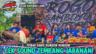 SHAFIRA AUDIO❗️CEK SOUND TEMBANG JARANAN ROGO SAMBOYO PUTRO PUENAKK TENAN Live Purwoasri Kediri 2024