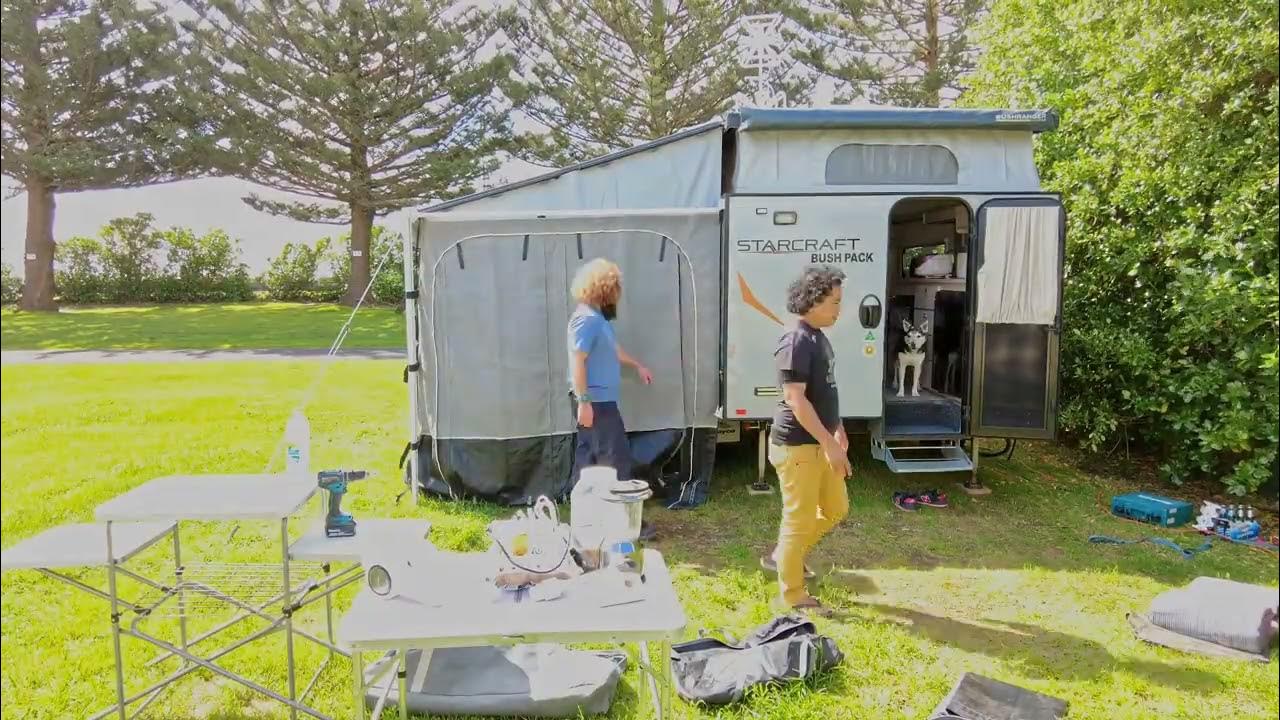 Setting up Jayco Starcraft Bushpack YouTube