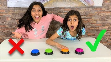 Don’t Push the Wrong Button Slime Challenge!!