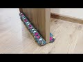 DIY door draft stopper - Reduces noise, cold air, wind, light, and smells or noise