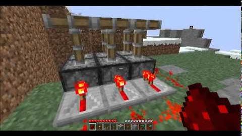 Minecraft 1.7 Transistor Using Piston