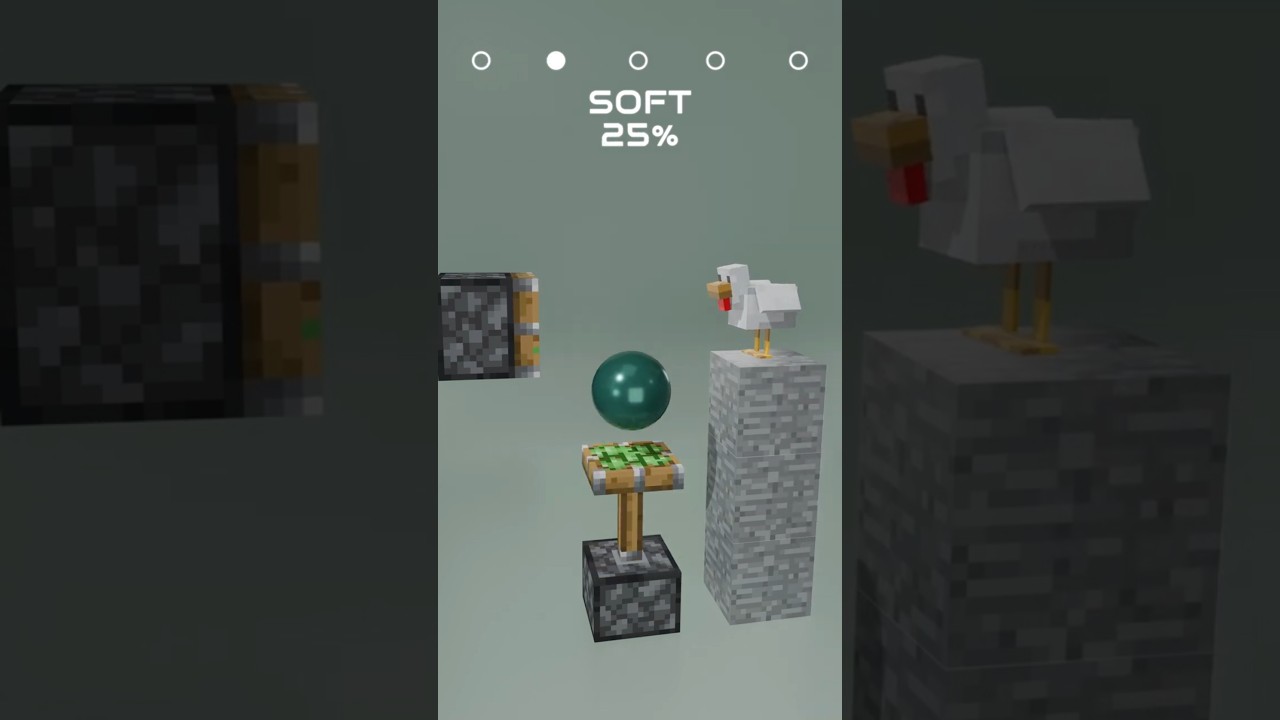 Soft Body Ball vs Minecraft Chicken!🐔😱
