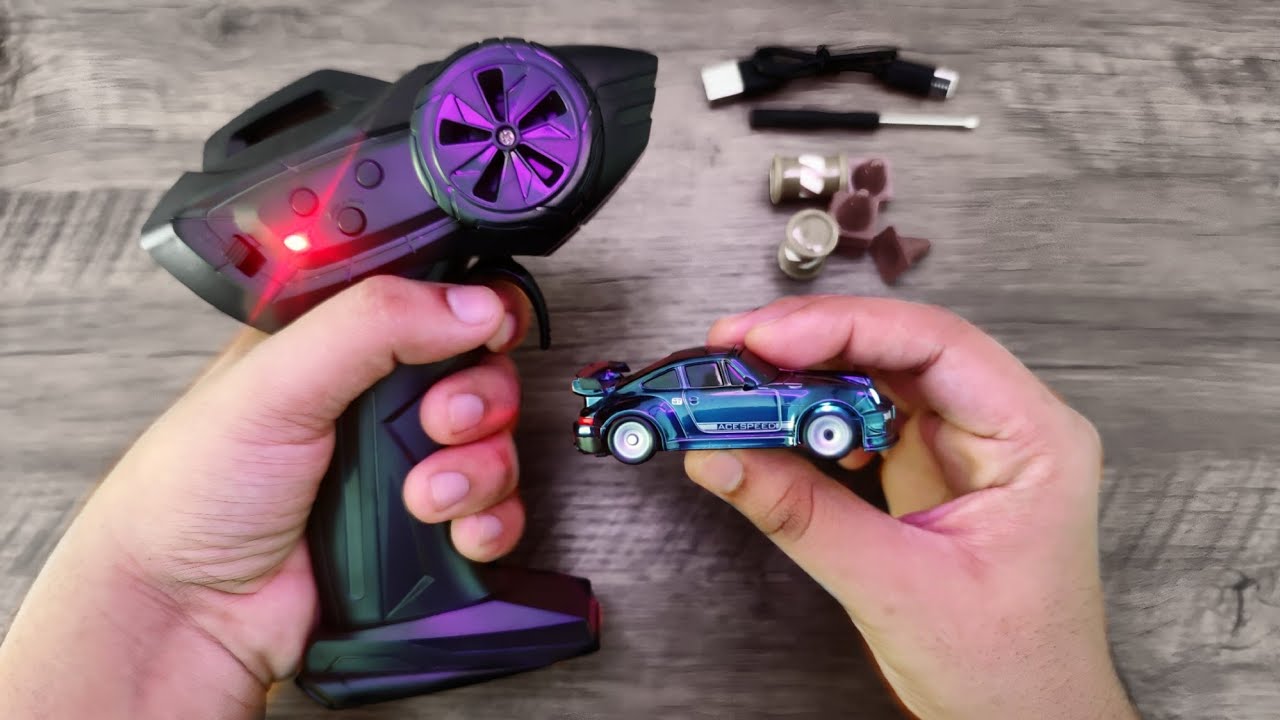 World's Smallest Remote Control Drift Car Unboxing and Review - Tiny RC ...