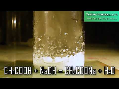 Video CH3COOH + NaOH → CH3COONa + H2O | Axit axetic phản ứng... - youtube