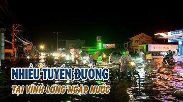 Người dân Vĩnh Long vất vả vì đường ngập nước | VTV CẦN THƠ