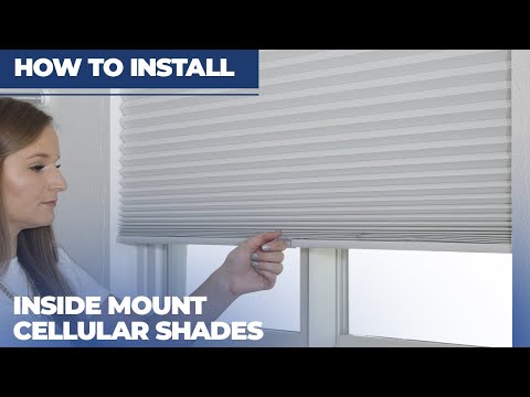 How To Install Honeycomb Window Shades