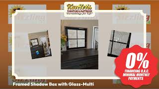 Framed Shadow Box with Glass-Multi Media-"Undine" - Come See It in Person