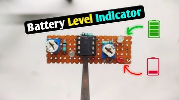 How to make simple 12v battery level indicator ; Battery Full & Battery Low Indicator