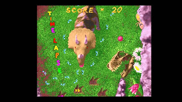 Pinball Prelude AGA - Amiga - Prehistoric Table Gameplay