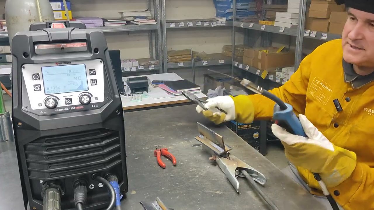 Decapower Ultramig 230 pulse miks gas puls test 