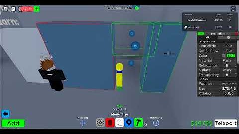 How to make a Sliding Door in Obby Creator!