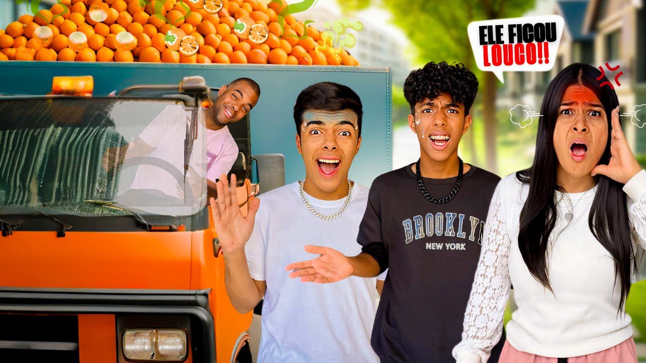 😂COMPREI UM CAMINHÃO DE LARANJA 🍊 😂” Eles não gostaram da ideia 😂😅