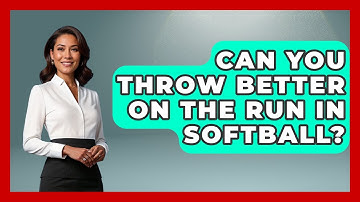 Can You Throw Better On The Run In Softball? - Softball Basics and Beyond