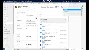 e2 Agent for MS Dynamics CRM Demo