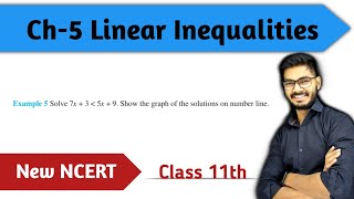 Celebrity Class 11 Example 5 of Linear Inequalities || Chapter 5 Linear Inequality || New NCERT ||  Examples Profile
