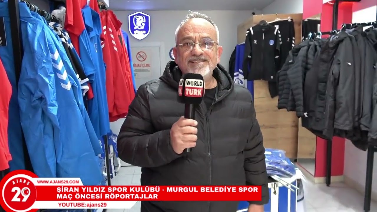ŞİRAN YILDIZ SPOR KULÜBÜ - MURGUL BELEDİYE SPOR MAÇ ÖNCESİ RÖPORTAJLAR
