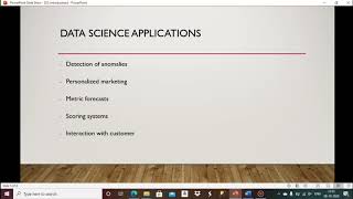 Introduction To Data Science