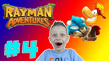 Rayman Adventures game walkthrough part #4, let