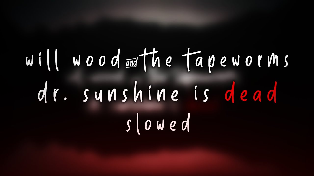 DR. SUNSHINE IS DEAD // WILL WOOD & THE TAPEWORMS // SLOWED