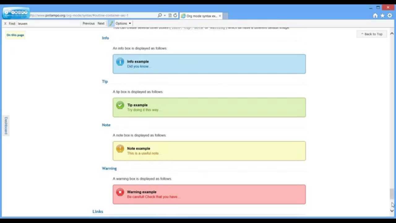 Org HTML theme Bigblow