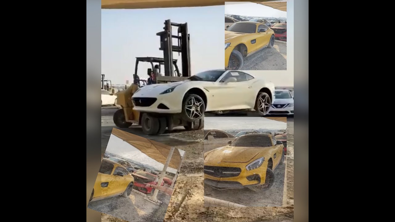 Abandoned super cars scrap yard in Dubai YouTube