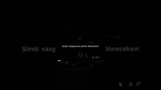 Şimdi Vazgeçersen Geriye Döneceksin