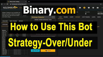 How to Use This bot with Over Under Srtrategy,binary.com