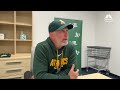 Mark Kotsay, Jacob Lopez discuss Athletics' loss to Guardians | NBC Sports California