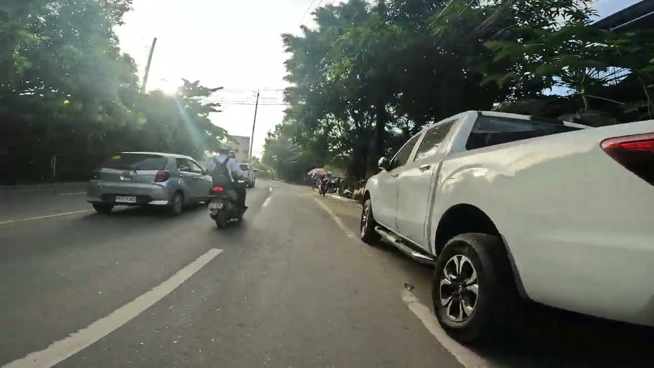 Morning Rush Hour Bike Tour 4K | Mandaue City Cebu Philippines 🇵🇭 PART 12