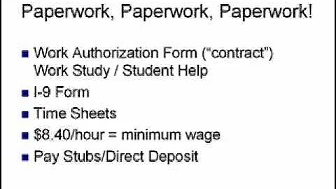 Student2Work: Get That Campus Job