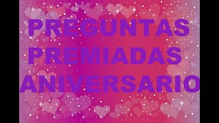 🎁💝PREGUNTAS REGALO ANIVERSARIO BODAS DE ORO 💖💍