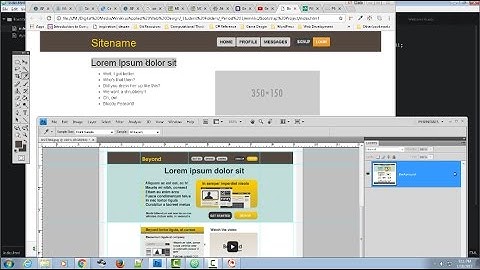 Developing a Bootstrap Template from a Mockup part 2