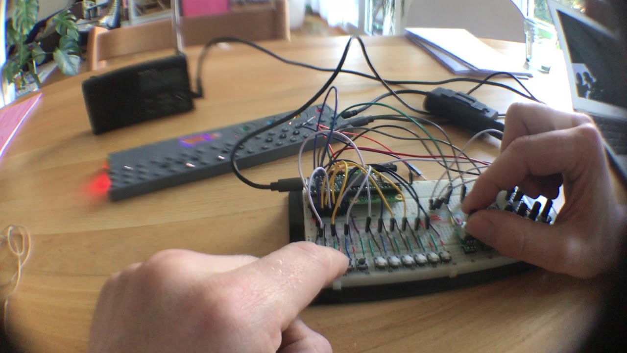 Teensy tape track proto midi controller YouTube