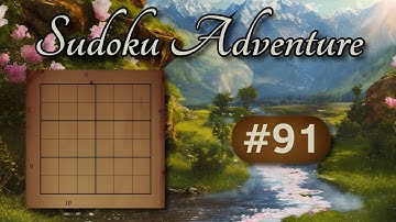Sudoku Adventure #91  - "X-Sums No7" by TinkerTroy
