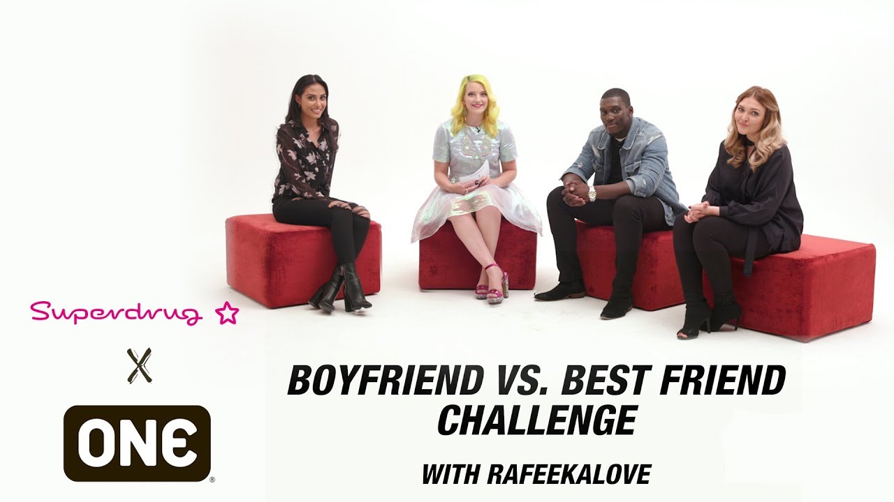 Boyfriend Vs. Best Friend Challenge with Rafeekalove | Superdrug x ONE