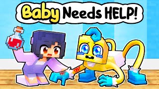 BABY LONG LEGS needs HELP in Minecraft!