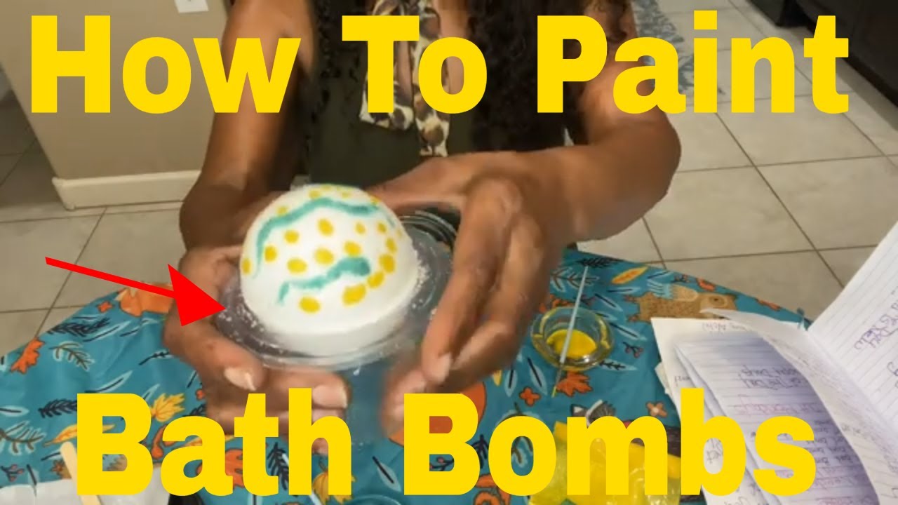 How To Paint Bath Bombs Easy In 2021 * Part 2 * YouTube