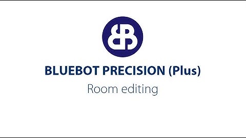 Bluebot app - Precision (Plus) - Room editing