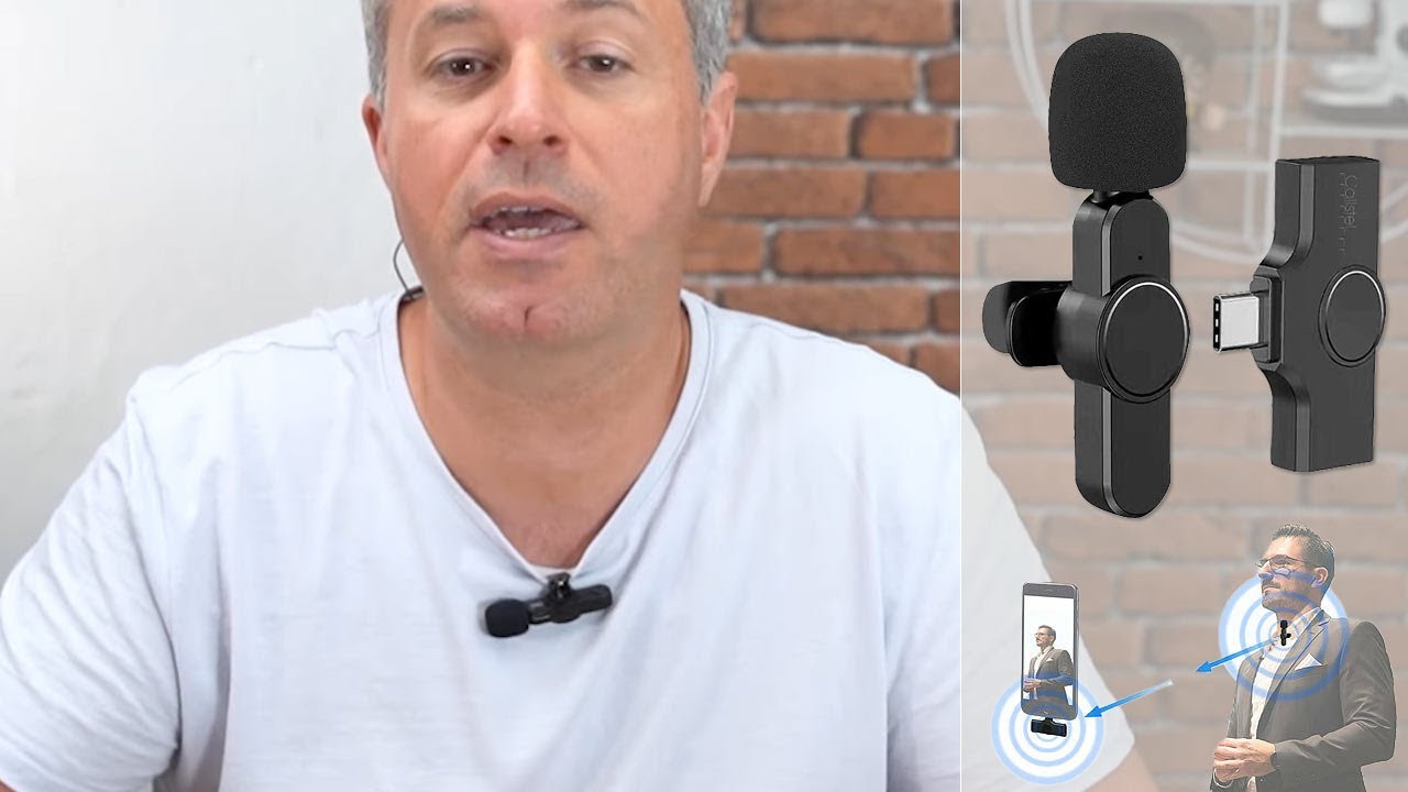 Micro Cravate sans Fil pour Iphone/Ipad/Android avec Réduction Intelligente  de Bruit - Mini Micro Plug & Play Facile à Utiliser sans Bluetooth - Idéal  pour , Vlog, TikTok, Interview, Podcast : 