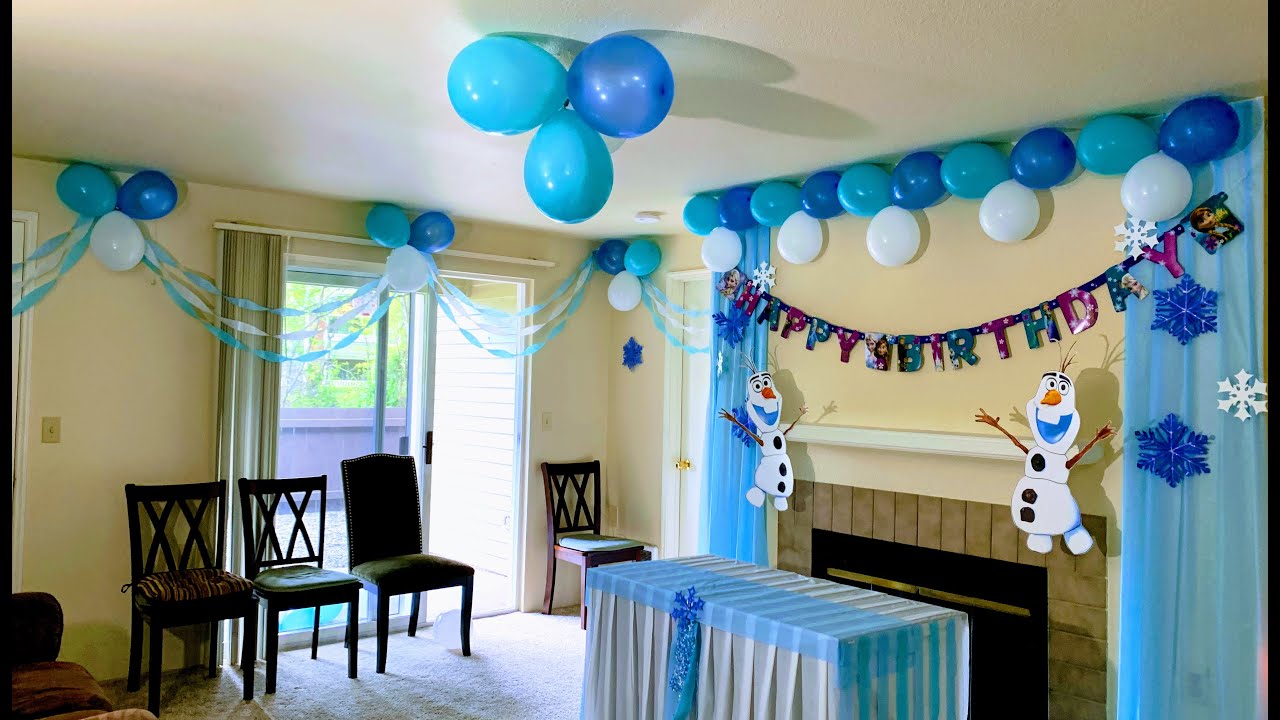 How To Decorate Living Room For Birthday Party ...