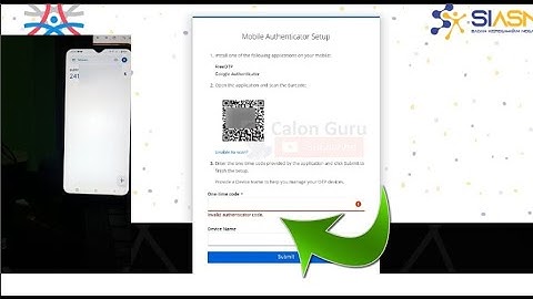 SUKSES Mengatasi invalid authenticator code ketika Aktivasi MFA (Multi-Factor Authentication)