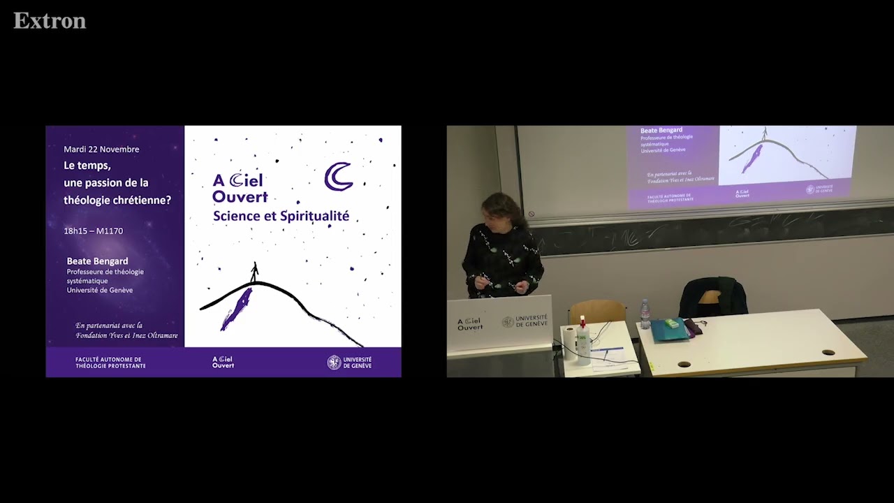 Le temps, une passion de la théologie chrétienne ? - Conférence de Beate Bengard