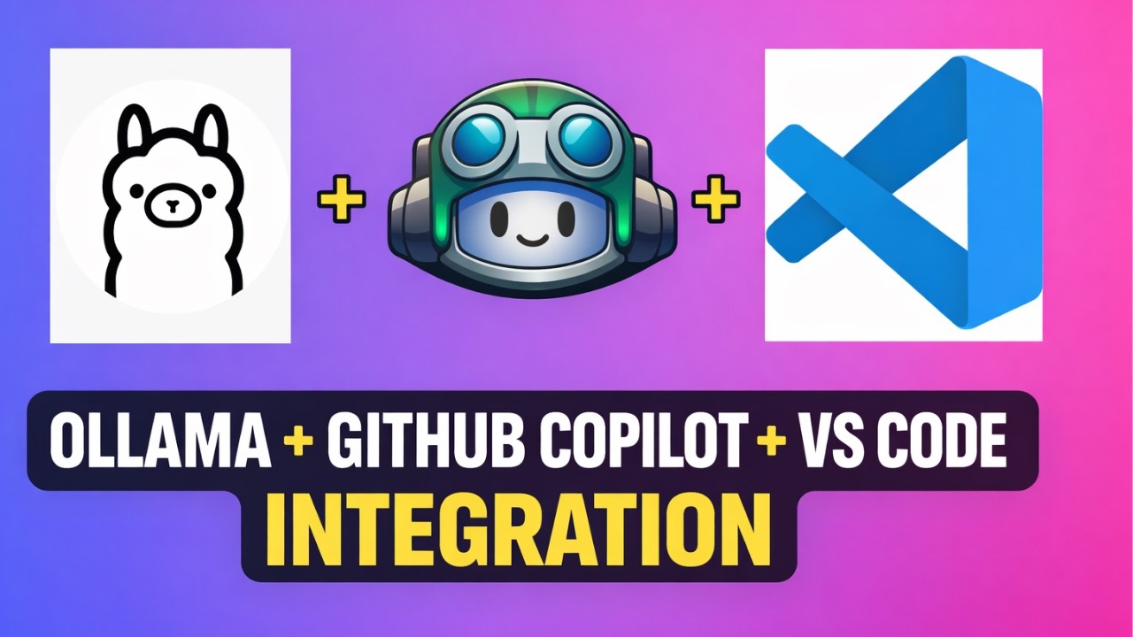 ollama integration with github copilot and visual studio - YouTube