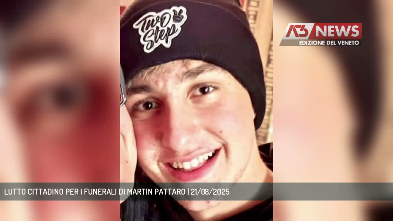LUTTO CITTADINO PER I FUNERALI DI MARTIN PATTARO | 21/08/2025