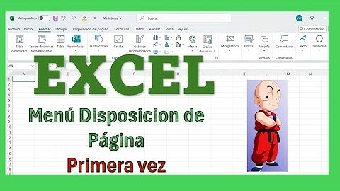 EXCEL - Menú Disposición de Pagina