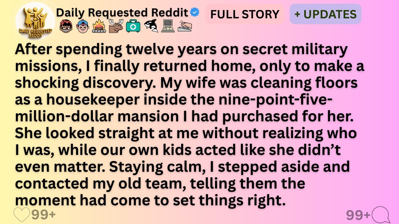 After spending twelve years on secret military missions, I finally returned home, only to make a....