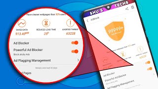 How To Activate/Deactivate Ad Block on UC Mini (Android Tutorial): Block Pop Ups screenshot 4